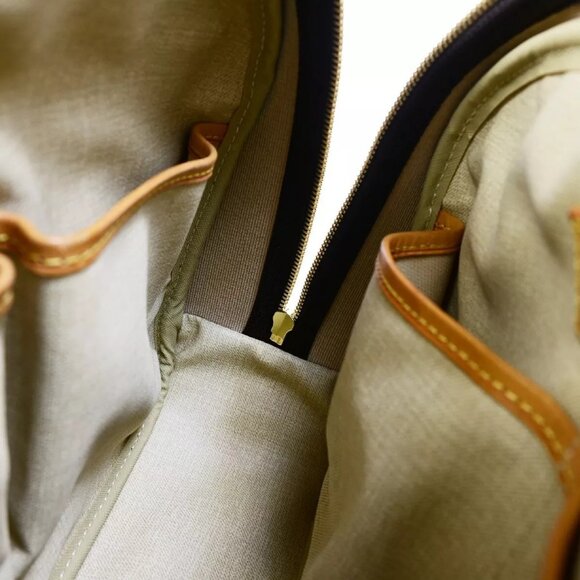 LOUIS VUITTON LV Logo Trouville Hand Bag Monogram Leather Brown - Picture 11 of 16